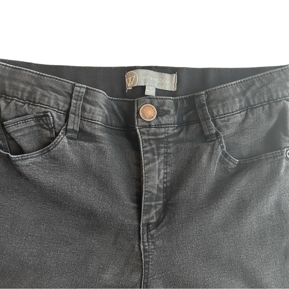 Wit and Wisdom Ab'Solution High Waist Ankle Skinny Jeans - Picture 3 of 6